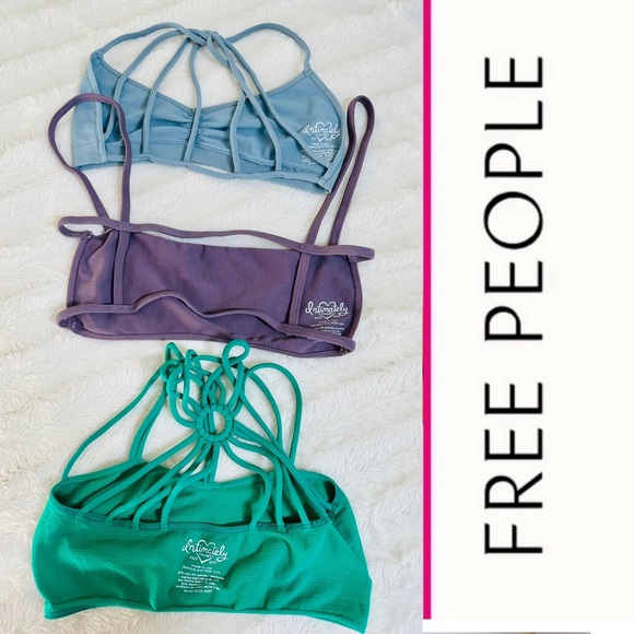 Set of Three Free People Intimately Bralettes, Size XS-S, MSRP $144 ($48 each) - Picture 5 of 12